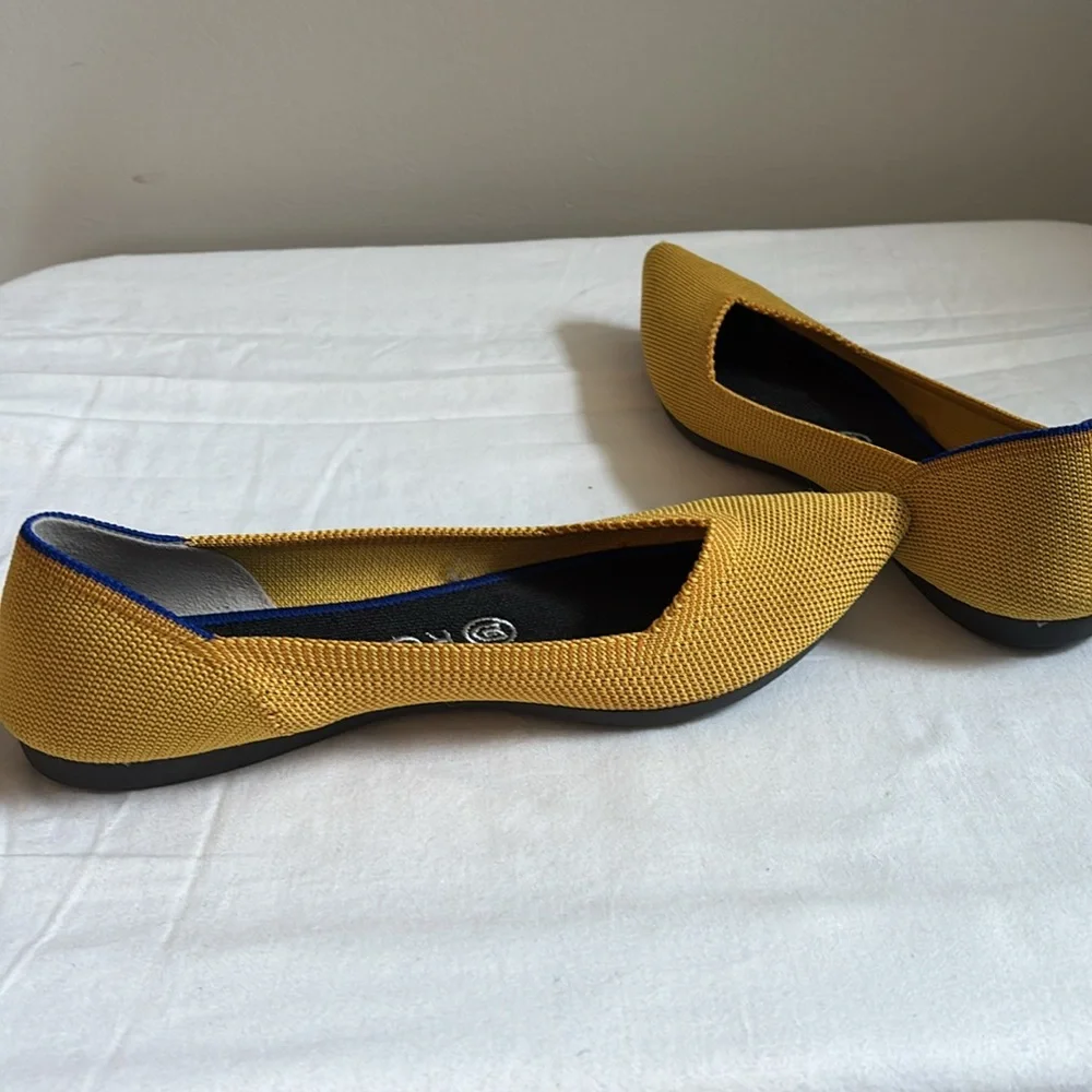 Rothy’s The Point flats in Marigold - Picture 6 of 10